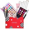 Yusheng Maquillage démarrage 15 pièces Coffret Cadeau Saint Valentin Beauty Box Kit Calendrier lAv-ent Adolescents