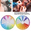 Color Wheel Color Mix Guide, Tattoo Pigment Chart Supplies for Paint Permanent Eyebrow Lip Body Tattoo, Art Class Teaching To
