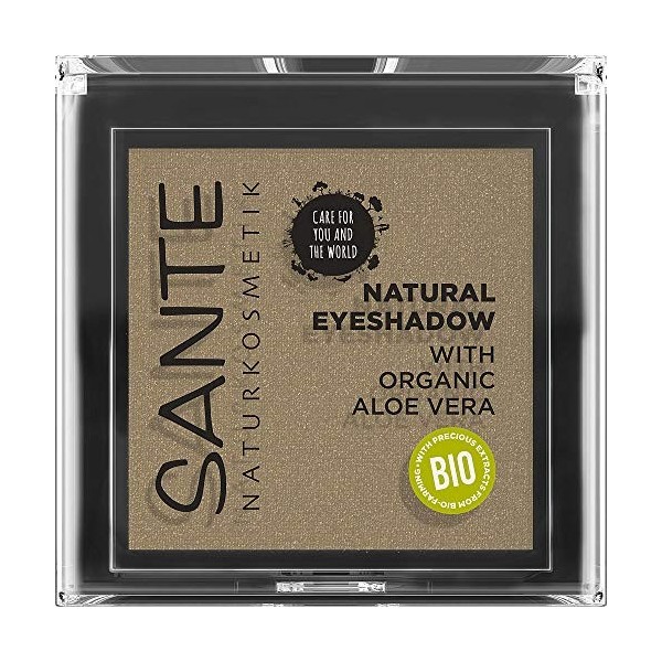 Sante Naturkosmetik Natural Eyeshadow 01 Pearly Opale Fard à paupières Mat Nuance de couleur Extraits bio végétaliens 1,8 g