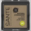 Sante Naturkosmetik Natural Eyeshadow 01 Pearly Opale Fard à paupières Mat Nuance de couleur Extraits bio végétaliens 1,8 g