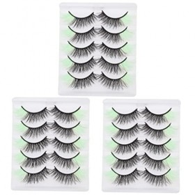 POPETPOP 5 Paires De Faux Cils Colorés Cils Colorés Demi-Cils Extensions De Cils Colorés Faux Cils Cils Maquillage Faux Cils 