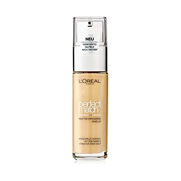 LOréal Paris Fond de teint liquide avec hyaluron et aloe vera - Maquillage parfait - N°2.5.D/2.5.W - Macadamia - 30 ml