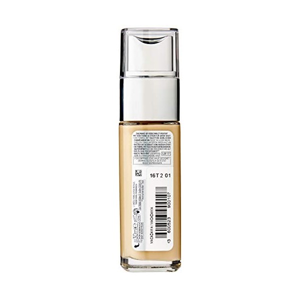 LOréal Paris Fond de teint liquide avec hyaluron et aloe vera - Maquillage parfait - N°2.5.D/2.5.W - Macadamia - 30 ml