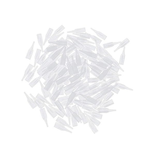 120PCS Capuchons pour Aiguilles de Tatouage, Tube Daiguille de Atouage Accessoire de Capuchon Daiguille Tatouage Semi-Perma