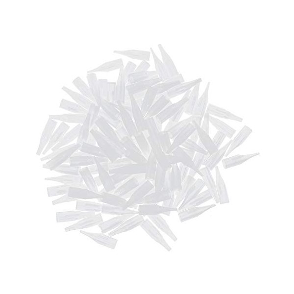 120PCS Capuchons pour Aiguilles de Tatouage, Tube Daiguille de Atouage Accessoire de Capuchon Daiguille Tatouage Semi-Perma