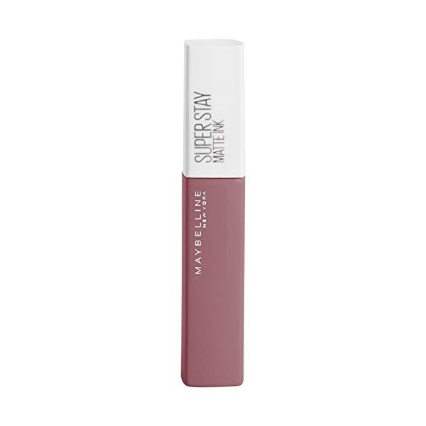 Maybelline New-York – Rouge à Lèvres Mat Liquide – Longue Tenue – Superstay Matte Ink – Teinte : Soloist 140 , 5 ml