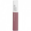 Maybelline New-York – Rouge à Lèvres Mat Liquide – Longue Tenue – Superstay Matte Ink – Teinte : Soloist 140 , 5 ml