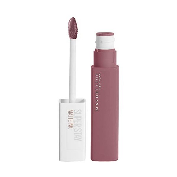 Maybelline New-York – Rouge à Lèvres Mat Liquide – Longue Tenue – Superstay Matte Ink – Teinte : Soloist 140 , 5 ml