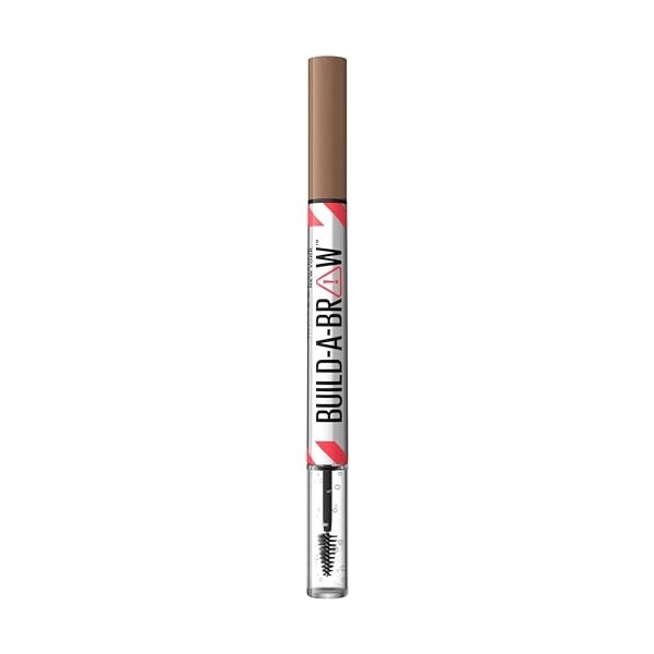 Maybelline New-York - Feutre & Gel à Sourcils 2-en-1 - Double Embout pour Combler, Dessiner et Fixer les Sourcils - Build a B