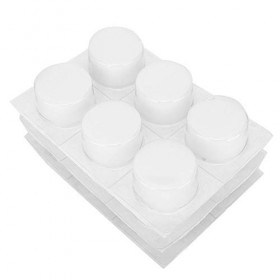 18pcs Tattoo Needle Cleaning Cup, Jetable Tattoo Dip Cup Caps Dip Foam Rinse Caps Accessoires De Tatouage Pour Tête Daiguill