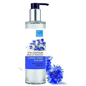 bleu & marine Bretania - Eau Micellaire Démaquillante Yeux 500 ml | Contient Oligo-éléments Marins et Eau de Bleuet | Confort