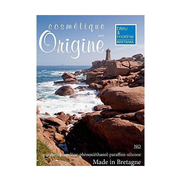 bleu & marine Bretania - Eau Micellaire Démaquillante Yeux 500 ml | Contient Oligo-éléments Marins et Eau de Bleuet | Confort