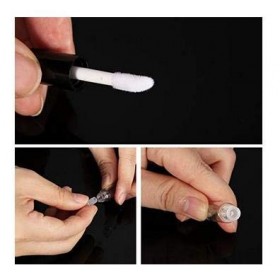 ericotry Lot de 12 mini tubes vides pour gloss à lèvres, baume à lèvres, flacon de rangement avec applicateur 3 ml/transpare