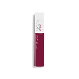 Maybelline New-York – Rouge à Lèvres Mat Liquide – Longue Tenue – Superstay Matte Ink – Teinte : Composer 112 , 5 ml