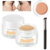 Long Lasting Waterproof Concealer Full Coverage Foundation Waterproof Moisturizing Concealer, Gife to 1 Brush for Sensitive S