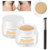 Long Lasting Waterproof Concealer Full Coverage Foundation Waterproof Moisturizing Concealer, Gife to 1 Brush for Sensitive S