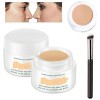 Long Lasting Waterproof Concealer Full Coverage Foundation Waterproof Moisturizing Concealer, Gife to 1 Brush for Sensitive S