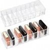 NA NA Support compact en acrylique pour le rangement du fard à paupières, poudre, blush, surligneur, vernis à ongles, rouge à