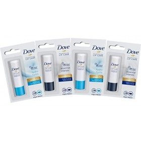 Baume À Lèvres | Dove Nourishing Lipcare 4,8g | Essential Intensiv + Hydrating Care | Rouge À Lèvres | UN PAQUET DE 2