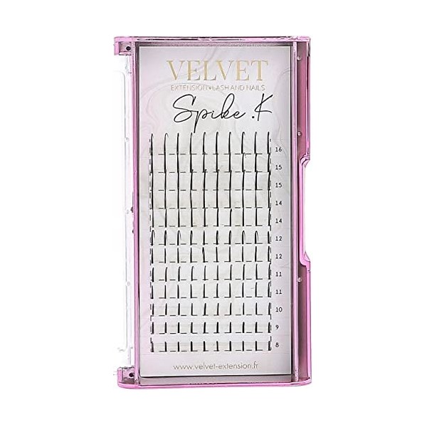 Velvet Extension Love Your Lashes - CILS EN SOIE SPIKE .K 0.10C mix 