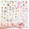 Tatouage Enfant Garçon Fille, 15 Feuilles Football Temporaires Tattoo Kit