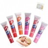 6 Colours Peel Off Lipstick, Tattoo Lipstick Matte Lip Gloss Long Lasting Lip Stain For Womens Girls 6 pcs 