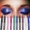 Lot de 10 crayons à paupières professionnels étanches et colorés pour eye-liner