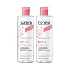 Noreva Sensidiane Eau Micellaire Apaisante Lot de 2 x 400 ml dont 400 ml Offerts