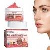 30g Masque Pour Les Lèvres, Baume À Lèvres, Éclaircissant Pour Les Lèvres Foncées, Lèvres Rose Frais Eclaircissant, Baume Crè