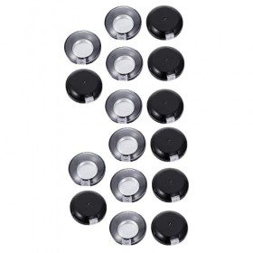 FRCOLOR 16 Pcs Fard À Paupières Blanc Maquillage Blush Conteneurs De Voyage Pour Crèmes Plateau Circulaire Fard À Joues Plate