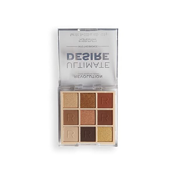 Revolution Ultimate Desire Palette dombres à paupières Bronze