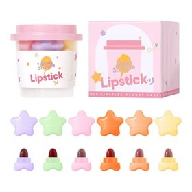 ZHOUJIE Mini Pill Lipstick Set, 16 Colors Mini Matte Lipstick Set Cute Capsule Waterproof Lipstick Long Lasting Mini Capsules