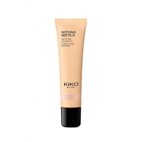 KIKO Milano Nothing Matte-R Mattifying Foundation 02 | Fond De Teint Fluide Perfecteur Effet Mat JusquÀ 12 H