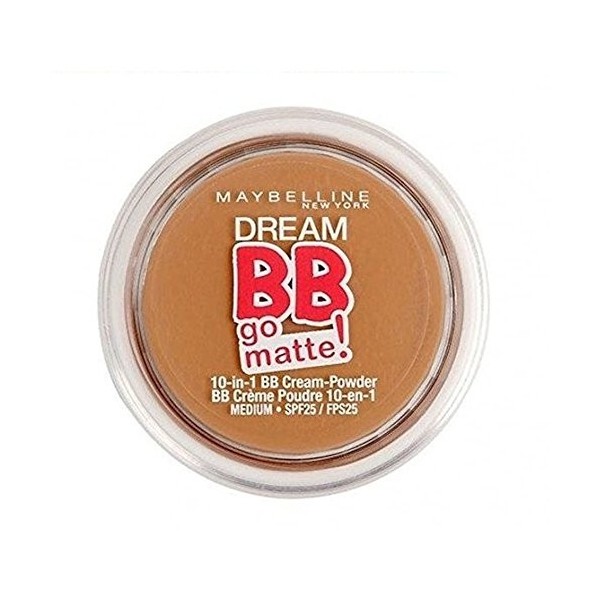 Maybelline Dream BB Go Matte 10 in 1 BB Cream-Powder 11g SPF25 - Medium