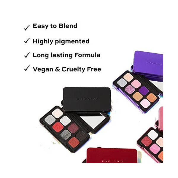 Makeup Revolution, Forever Flawless Dynamic, Eyeshadow Palette, Dynasty, 8  Shades, 8g