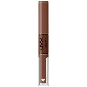 NYX Professional Makeup Brillant à Lèvres Shine Loud, Intensément Pigmenté, Double Embout Rouge à Lèvres et Gloss, Brillance 