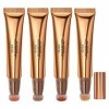 Eteslot 4PCS New Bronzer Stick Contouring Stick, Contouring Maquillage Stick Contouring Visage, Hiligter Maquillage Femme, Cr