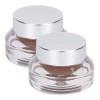 2pcs Crème Sourcils, Gel Sourcils Imperméable Double Usage Eyeliner Pâte Gel Teinté Sourcils Imperméable Longue Durée 2 