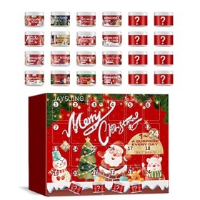 Gruwkue Calendrier 2022 La Peau, 24 Outils Beauté, Kits La Peau Calendrier Noël, Kits Beauté Noël pour Femmes Et Filles