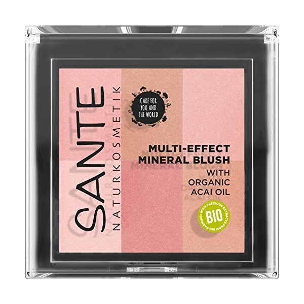 Santé Naturkosmetic Fard à Joues Multi-effets 01 Coral 8g