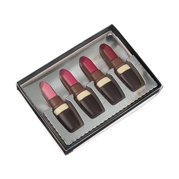 Boîte cadeau de chocolat - en forme de rouges à lèvres - 55 g