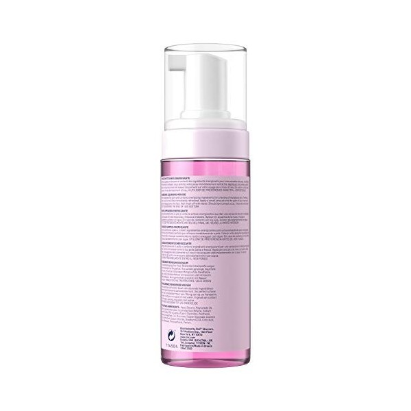 RoC - Mousse Nettoyante Énergisante - Nettoyant pour le Visage - Minimise les Risques dAllergies - Tous Types de Peau - 150 