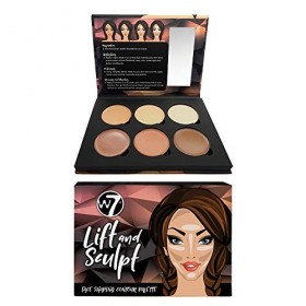 W7 Lift And Sculpt Palette de maquillage pour visage 21 g