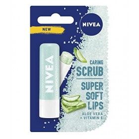 Nivea Gommage Lèvres à lAloe Vera et à la Vitamine E, 5 ml Gommages à Lèvres