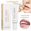 Gel exfoliant, 12g hydrate et élimine la peau morte, Lèvres Gommage exfoliant pour la beauté des lèvres Enlèvement de Hornine