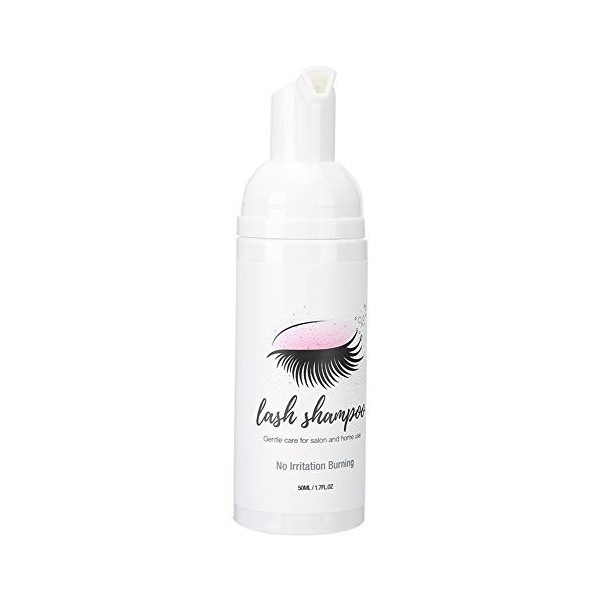 Mousse Nettoyante pour Cils, Shampoing pour Extensions de Cils, 50ML, pour la Maison