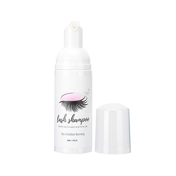 Mousse Nettoyante pour Cils, Shampoing pour Extensions de Cils, 50ML, pour la Maison