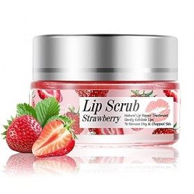 Thnkstaps Gommage pour les Lèvres Natural Conditioning Lip Scrub Soins des Lèvres Gommage Hydratant pour les Lèvres Exfoliant