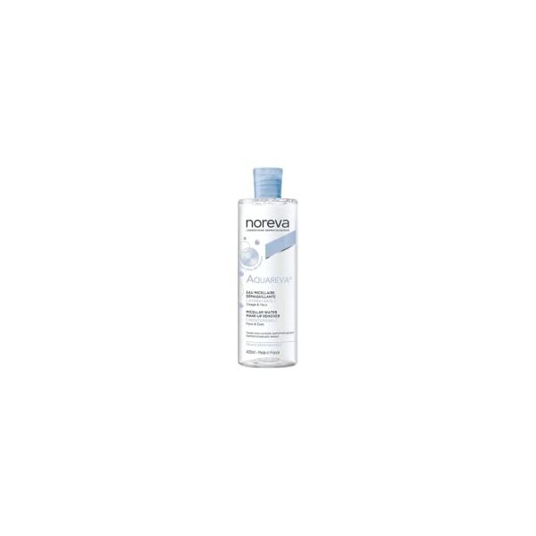 Eau Micellaire Démaquillante Hydratante 400ml Aquareva Visage et Yeux Peaux Déshydratées Noreva