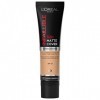 LOréal Paris - Fond de Teint Mat Haute Couvrance Waterproof - Longue Tenue - Léger & Matifiant - SPF 25 - Infaillible 32H Ma